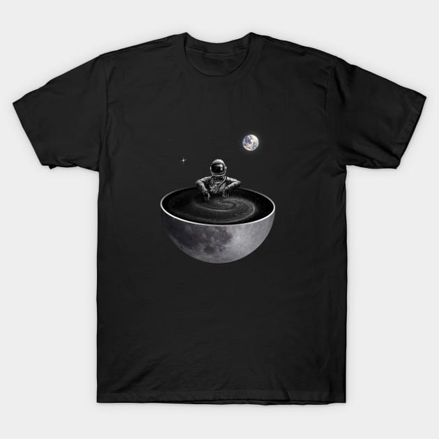 Easy - Moon Version T-Shirt by nicebleed